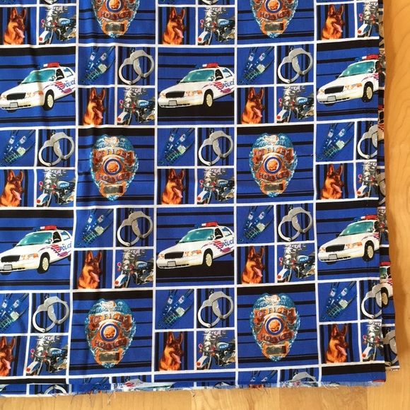 Police / Law Enforcement Quilting Fabric - Picture 4 of 10